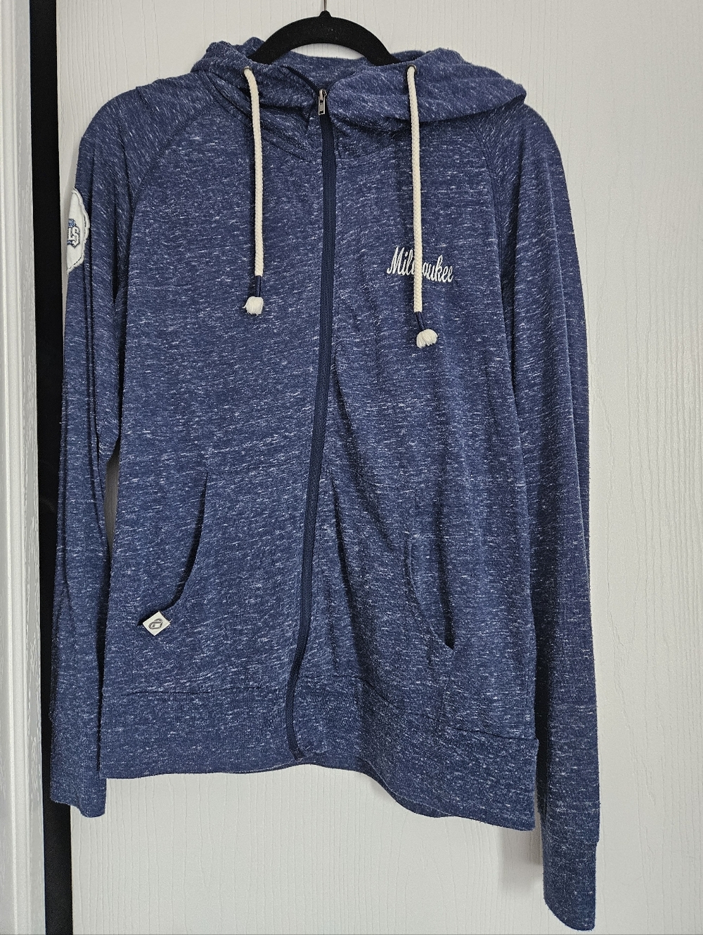 Milwaukee Admirals Navy Zip Hoodie